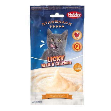 Лакомство Nobby Licky Cat Malt & Chicken - 5х15 гр 00000003271 фото