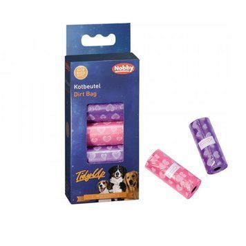 Пакеты гигиенические Nobby TidyUp Poop bag with bone print - 4х15 шт, Multi 00000007241 фото