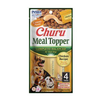 Лакомство Ciao Churu Dog Meal Topper Chicken Recipe 4x14 гр 00000010178 снимка