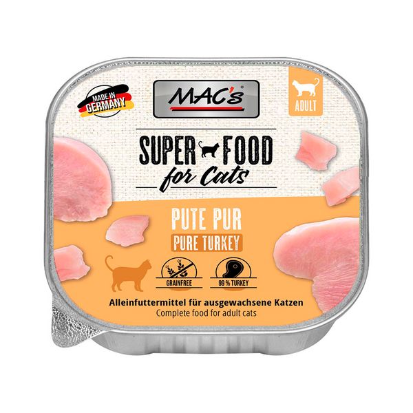 Пастет MAC's Cat Pure Turkey - 85 гр 00000007904 снимка