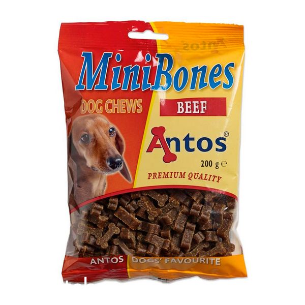 Лакомство Antos Dog Mini Bones Beef - 200 гр 00000008203 снимка