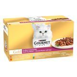 Кусочки в соусе Purina Gourmet Gold Double Pleasure Assorted - 4x85 гр 00000003389 фото