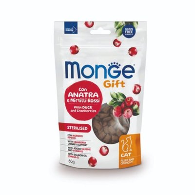 Лакомство Monge Gift Filled and Cruncy Sterilized Cat - 60 гр 00000004126 снимка