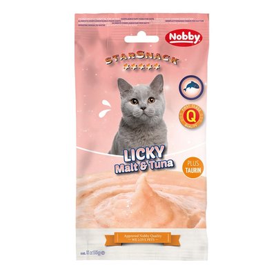 Лакомство Nobby Licky Cat Malt & Tuna - 5х15 гр 00000003272 снимка