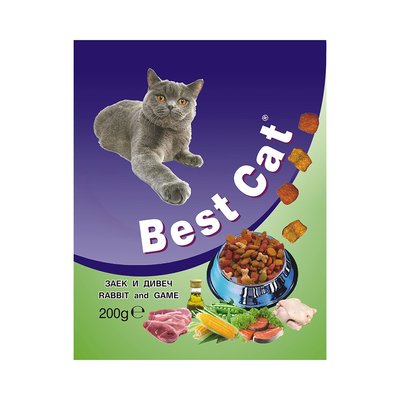 Храна Best Cat Rabbit and Game - 200 гр 00000000533 снимка