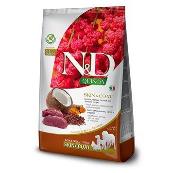 Сухой корм Farmina N&D Dog Quinoa Skin&Coat Venison Coconut, 800 гр 00000003852 фото