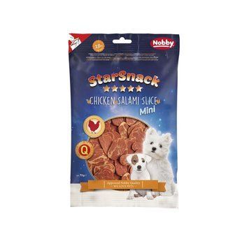 Лакомство Nobby StarSnack Mini Chicken Salami Slice - 70 гр (50421) 00000000951 снимка
