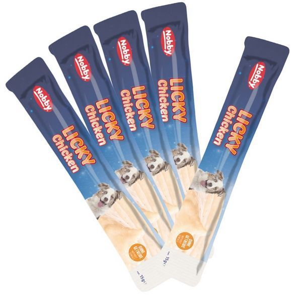 Лакомство Nobby StarSnack Licky Dog Chicken - 5х15 гр 00000003276 снимка