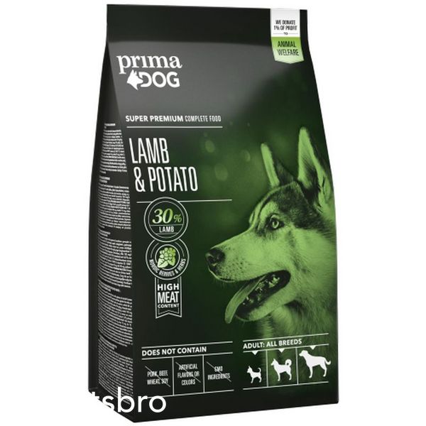 Суха храна Prima Dog Adult All Breeds Lamb & Potato, 10 кг 00000003342 снимка