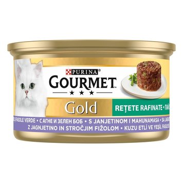 Пастет Purina Gourmet Gold Lamb and Green Beans - 6x85 гр 00000003426 снимка