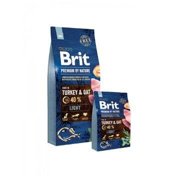 Сухой корм Brit Premium Light by Nature, 3 кг 00000005055 фото