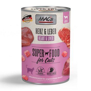 Влажный корм MAC's Cat Heart &Liver, 200 гр 00000007800 фото