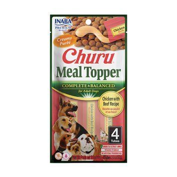Лакомство Ciao Churu Dog Meal Topper Chicken with Beef Recipe 4x14 гр 00000010179 снимка