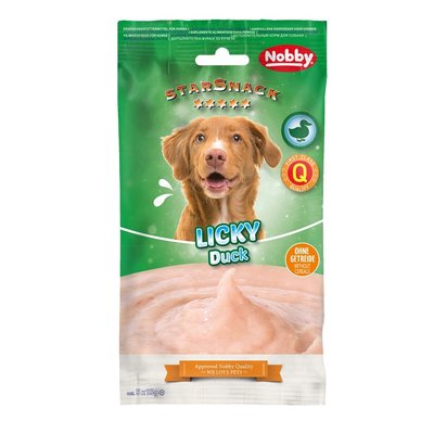 Лакомство Nobby StarSnack Licky Dog Duck - 5х15 гр 00000003277 снимка