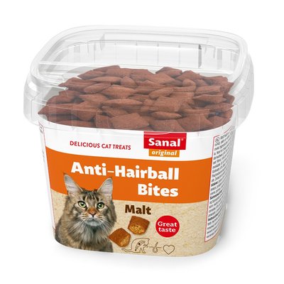 Лакомство Sanal Cat Malt Anti-Hairball Bites Cup - 75 гр (SC1571) 00000000993 снимка