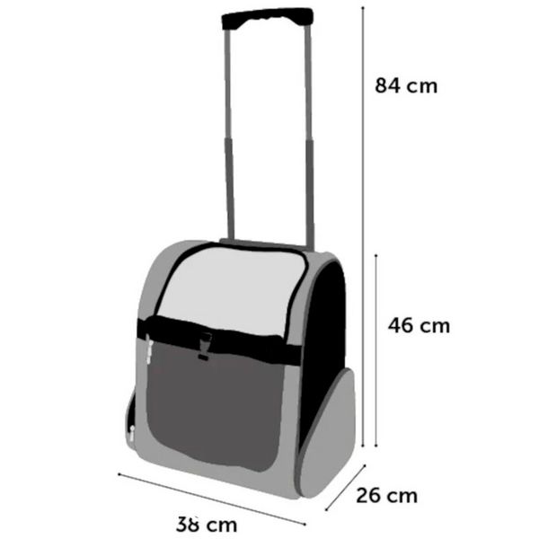 Транспортна количка Flamingo Trolley Tirza - 38x26x46 cm 00000006900 снимка