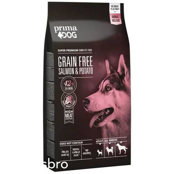 Суха храна Prima Dog Adult All Breeds Sensitive Salmon & Potato Grain Free - 10 кг 00000003343 снимка