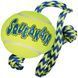 Играчка Kong Air Squeaker Tennis Ball with Rope Medium 00000009785 снимка 1