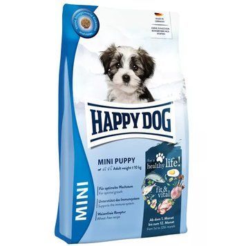 Корм Happy Dog Mini Baby & Junior, 10 кг 00000000297 фото
