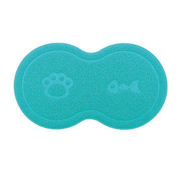 Килимче Record PVC pet bowl mat - 46х26 cm, Turquoise 00000007340 снимка