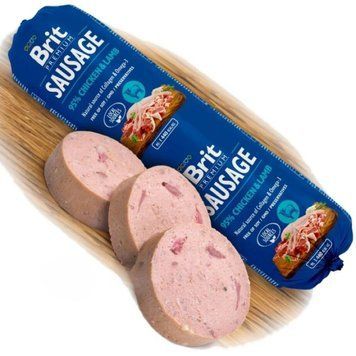 Деликатесен салам Brit Sausage Chicken & Lamb - 800 гр 00000005120 снимка