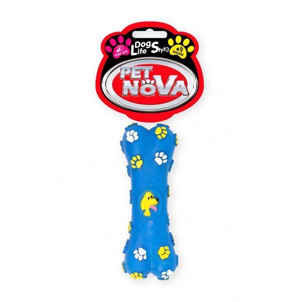 Играчка Pet Nova rubber bone - 15 cm 00000007080 снимка