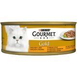 Хапки в сос Purina Gourmet Gold Double Pleasure Rabbit and Lever - 85 гр 00000003391 снимка