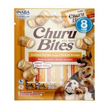 Лакомство Ciao Churu Dog Treats Bites Chicken Recipe Pill Assist&nbsp;8x12 гр 00000010183 снимка