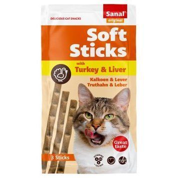 Лакомство Sanal Cat Soft Sticks Turkey & Liver - 3 бр (SC3840) 00000000996 снимка