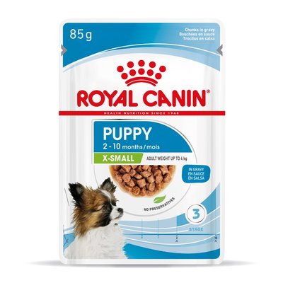 Храна Royal Canin SHN X-Small Puppy Pouch , 12x85 гр 00000002762 снимка