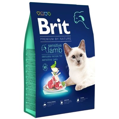 Суха храна Brit Premium by Nature Cat- Sensitive Lamb, 300 гр 00000005215 снимка