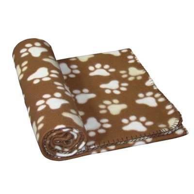 Одеяло Nobby Fleece Plaid "PIPPA" Classic Brown, 70x100 cm 00000001523 снимка