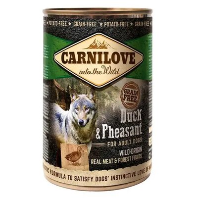 Мокра храна Carnilove Dog Wild Meat Duck & Pheasant - 400 гр 00000005464 снимка