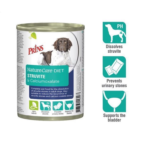 Мокра храна Prins Nature Care Dog Diet Struvite & Calciumoxalate - 400 гр 00000000020 снимка