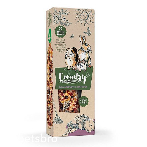 Крекери Witte Molen Country for Rodents with Elderberry&Apple - 110 гр 00000008001 снимка