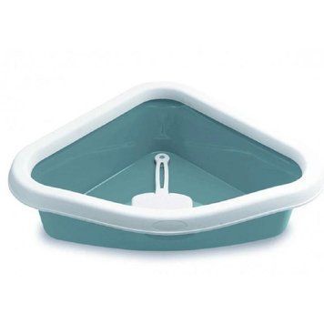 Туалет Zolux Cat litter tray Corner с бортиком 00000006212 фото