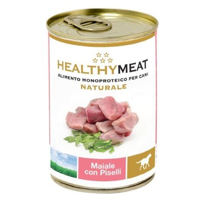 Мокра храна Healthy Meat Mono Bits Dog Pork with Peas - 400 гр 00000005653 снимка