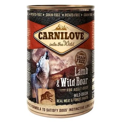 Мокра храна Carnilove Dog Wild Meat Lamb & Wild Boar - 400 гр 00000005465 снимка