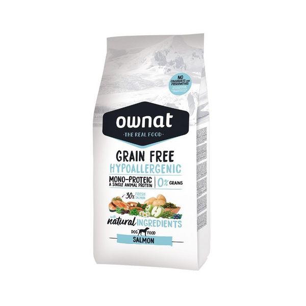 Суха храна Ownat Dog Grain Free Hypoallergenic Salmon Monoprotein, 3 кг 00000005370 снимка