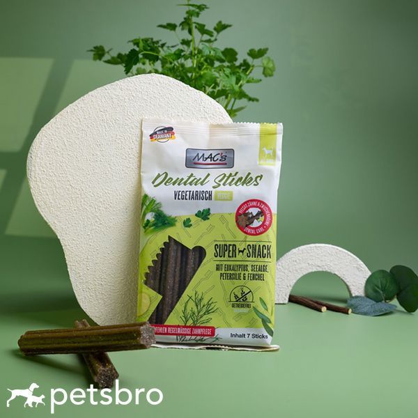Лакомство MAC`s Dog Dental Sticks Vegetarisch - 180 гр 00000010100 снимка