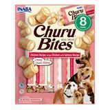 Лакомство Ciao Churu Dog Treats Bites Chicken Recipe wraps Chicken with Salmon Pill Assist 8x12 гр 00000010184 снимка