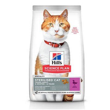 Сухой корм Hill's Science Plan Feline Young Adult Sterilised Duck, 300 гр 00000003703 фото