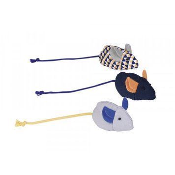 Игрушка Nobby Fabric mice with catnip 00000001166 фото