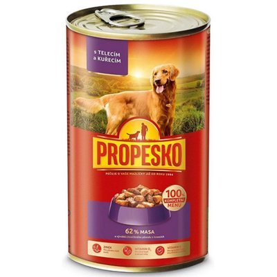 Храна Propesko with veal and chicken - 1,24 кг 00000005557 снимка