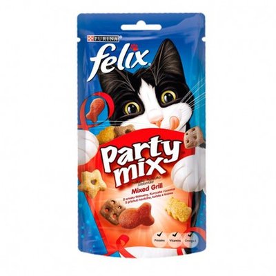 Лакомство Purina Felix Party Mix Mixed Beef - 60 гр 00000003409 снимка