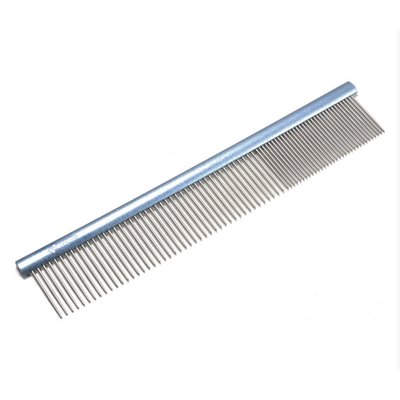 Гребен Record Medium/Large Metal Comb, Double Teeth - 12x3 cm 00000007526 снимка
