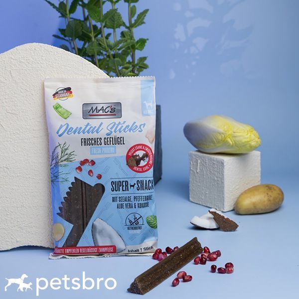 Лакомство MAC`s Dog Dental Sticks Poultry - 180 гр 00000010099 снимка