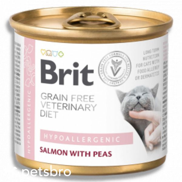 Мокра храна Brit Veterinary DIets Hypoallergenic - 200 гр 00000005282 снимка