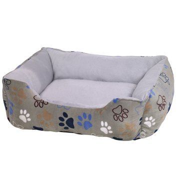 Легло Nobby Comfort Bed Square Classic Lissi Light Grey, 70x60x20 cm 00000001438 снимка