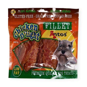 Лакомство Antos Dog Chicken D'light Fillet - 15 cm, 400 гр 00000008158 снимка